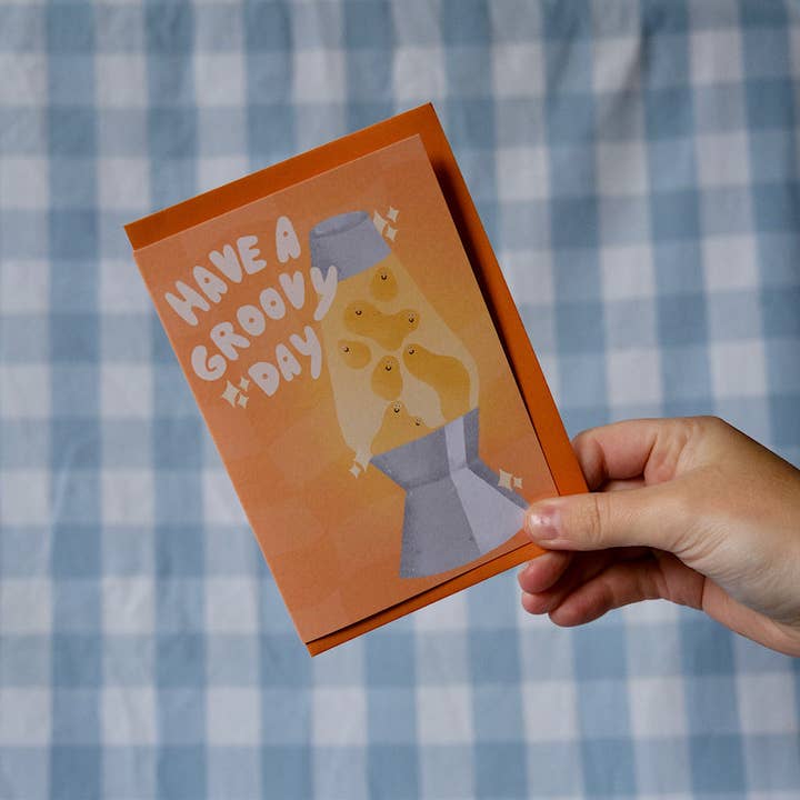 Biglietto Have a Groovy Day Everyday per la vendita all'ingrosso da parte di Amy B-W