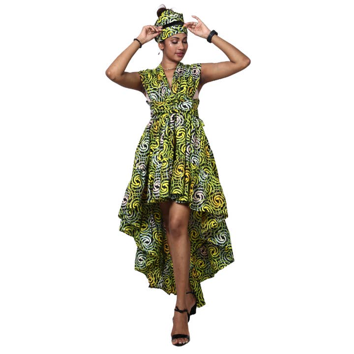 African Stars - Vente Robe – femme - Jupe/Robe Femme Style Multi-Port -- FI-313616
