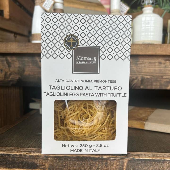 RITROVO - Wholesale Pasta - Allemandi Tagliolini al Tartufo, Truffle Cage Free Egg Pasta
