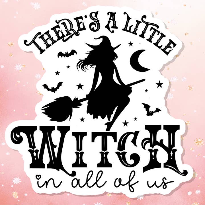 Há Uma Pequena Bruxa Em Todos Us vinil autocolante Intenção por atacado de London Luxury Candles