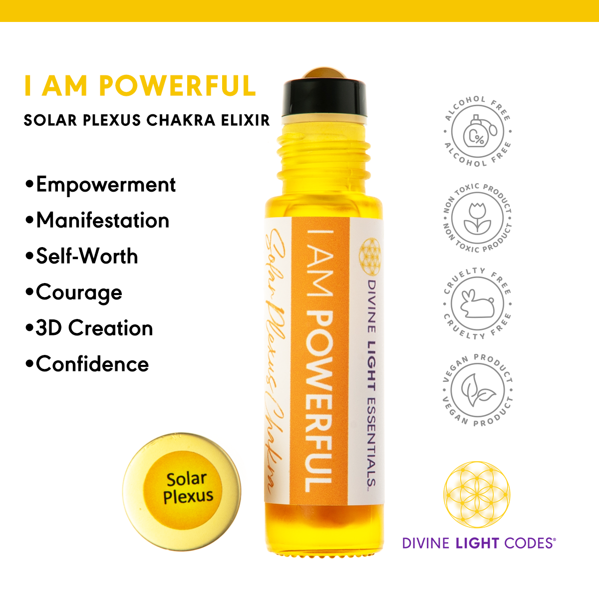 Divine Light Codes - Wholesale Essential Oil Roll-On - Chakra Balancing Elixirs - Essential Oils - 7 Roller Bottles Set9