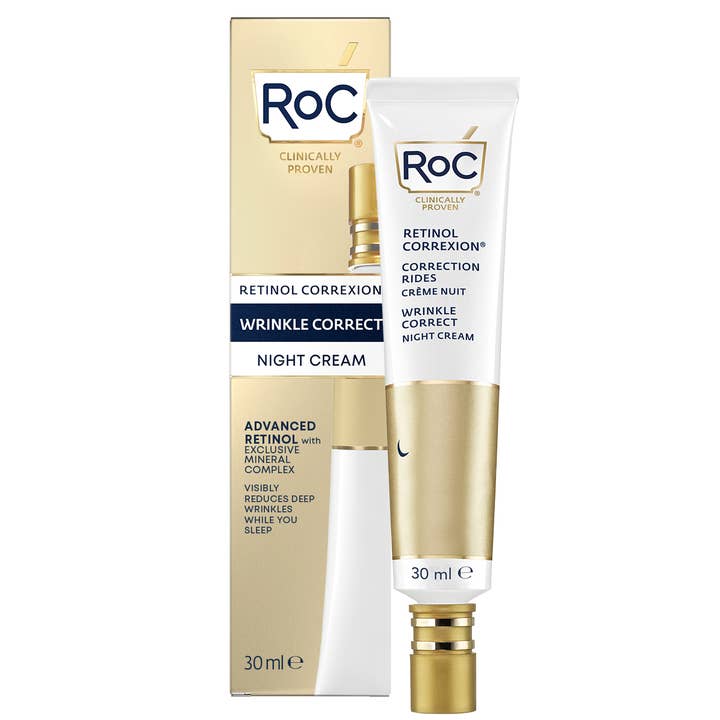 MDV Shop – wholesale Anti-aging moisturiser – ROC RETINOL CORREXION WRINKLE CORRECT NIGHT CREAM 30ML