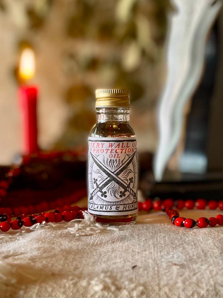 Fiery Wall of Protection Oil for wholesale by Calamus & Honey