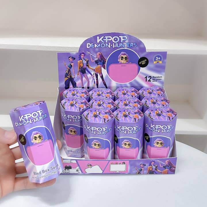 Chasseur de Démons Dessin Animé Ange Allongé Figurine Boîte Aveugle Jouet de Bureau Créatif Décoration de Téléphone & Moniteur Collectionnable pour la vente par Auraquise