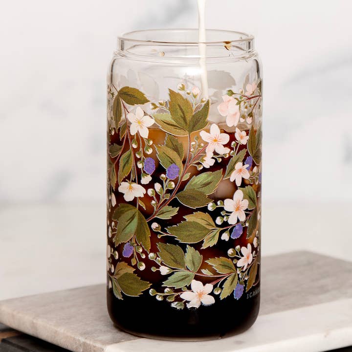 Brambles Glass Can for wholesale by 1canoe2 | One Canoe Two Paper Co.