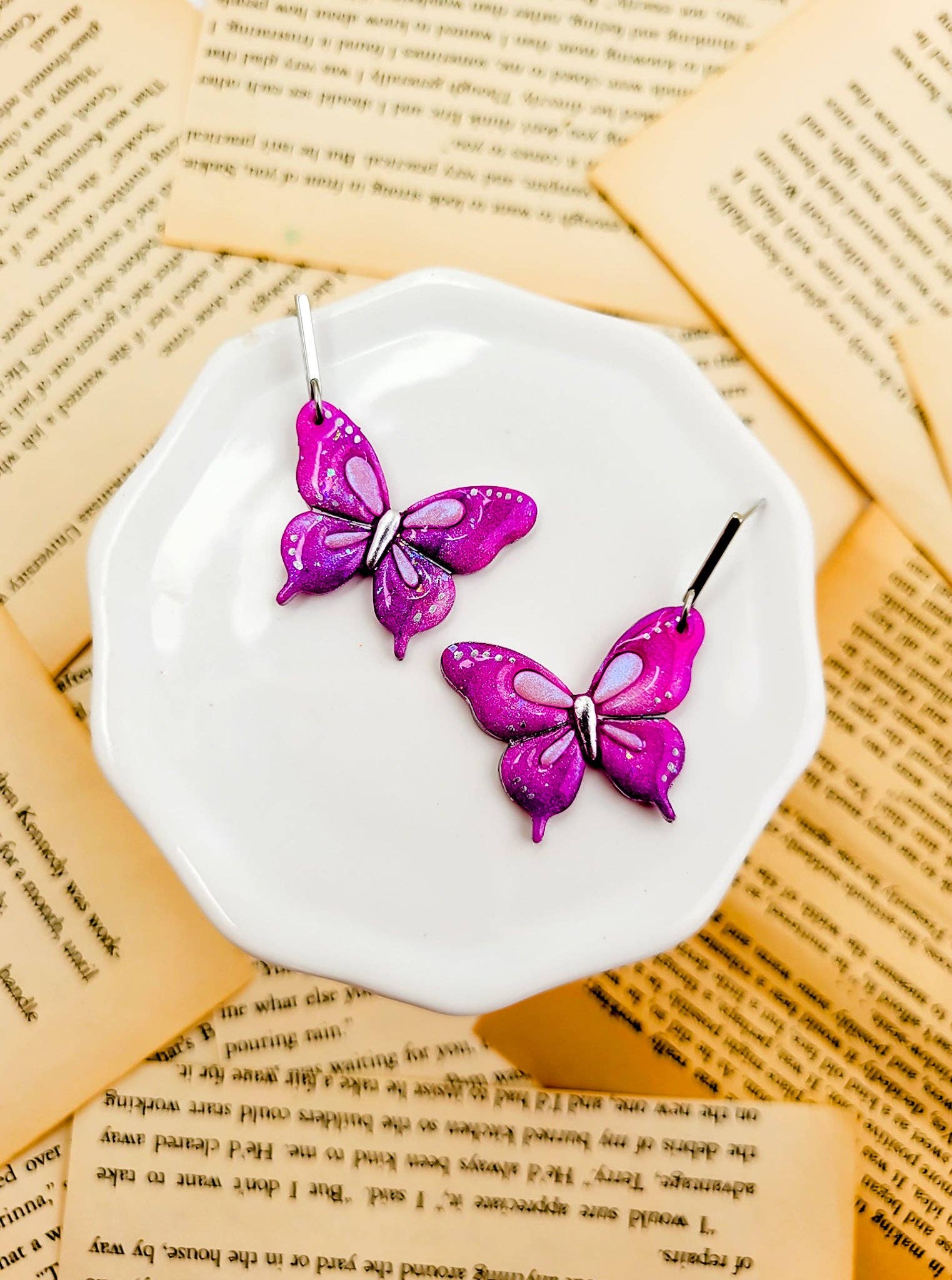 Midnight Narrative - Wholesale Dangle Earrings - Daydream Butterflies Dangles1