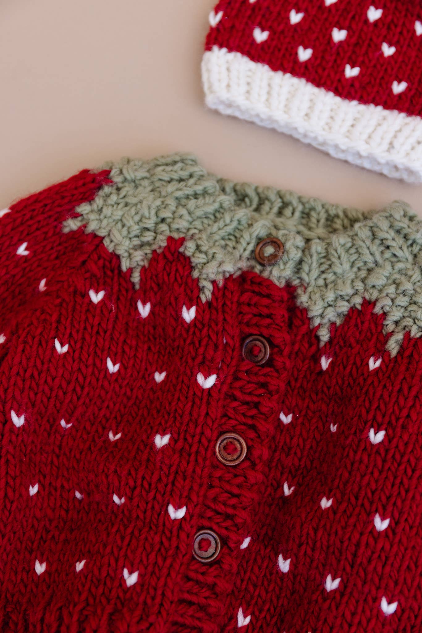 Rouge Gilet Fraise Bébé Enfants Pull Hiver Vêtements Filles en vente sur Faire4