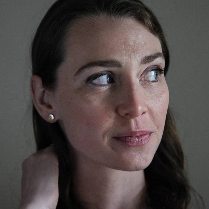 Heather Hawkins - Wholesale Stud/Post Earrings - Babe Dome Gemstone Stud Earrings - 14K Gold-filled8