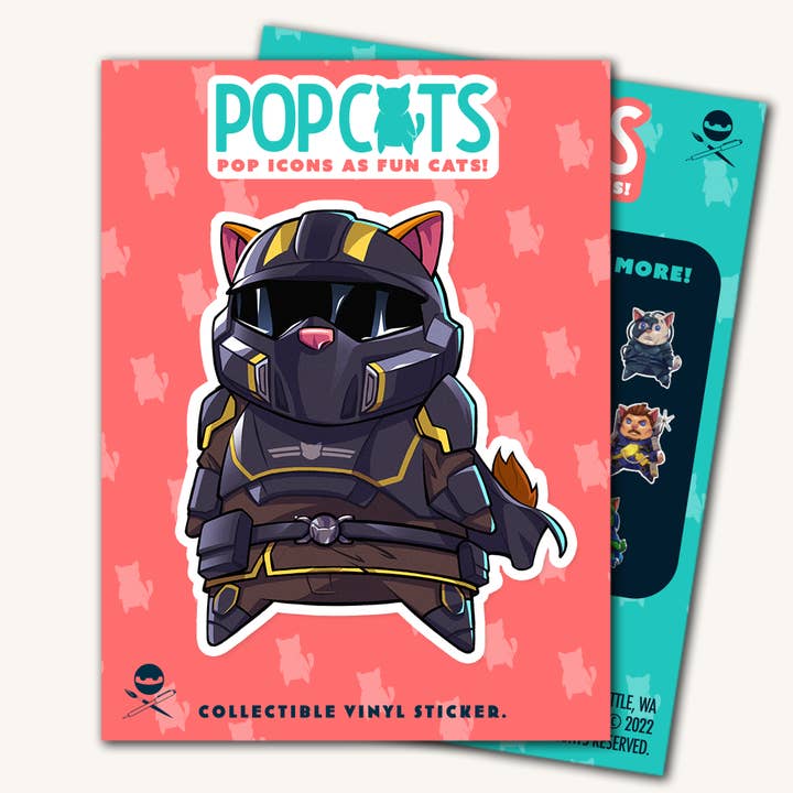 Helldiver - PopCat Vinyl Sticker (Copy) for wholesale by The Ninjabot