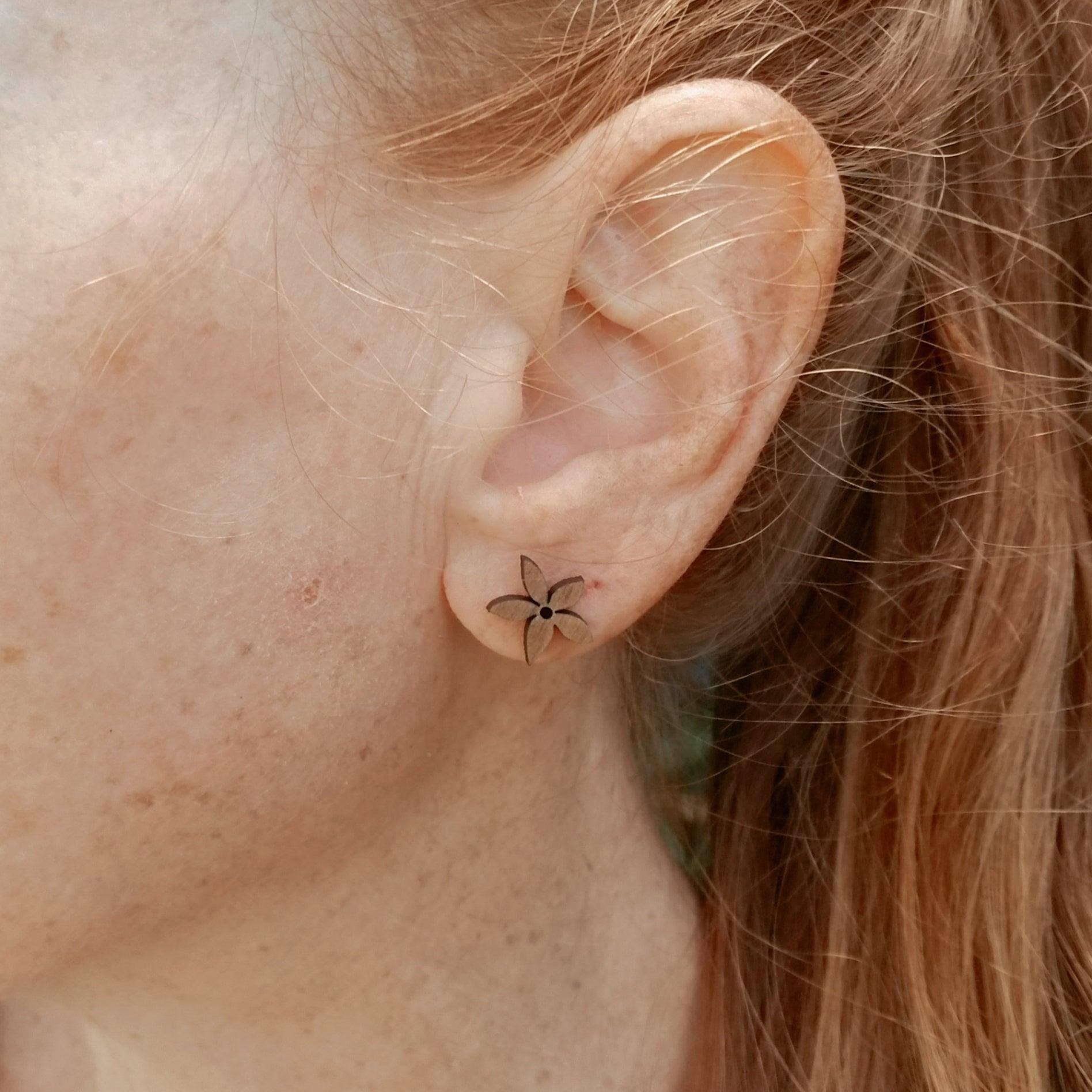 Solshine and Co - Wholesale Stud/Post Earrings - Plumeria Studs4