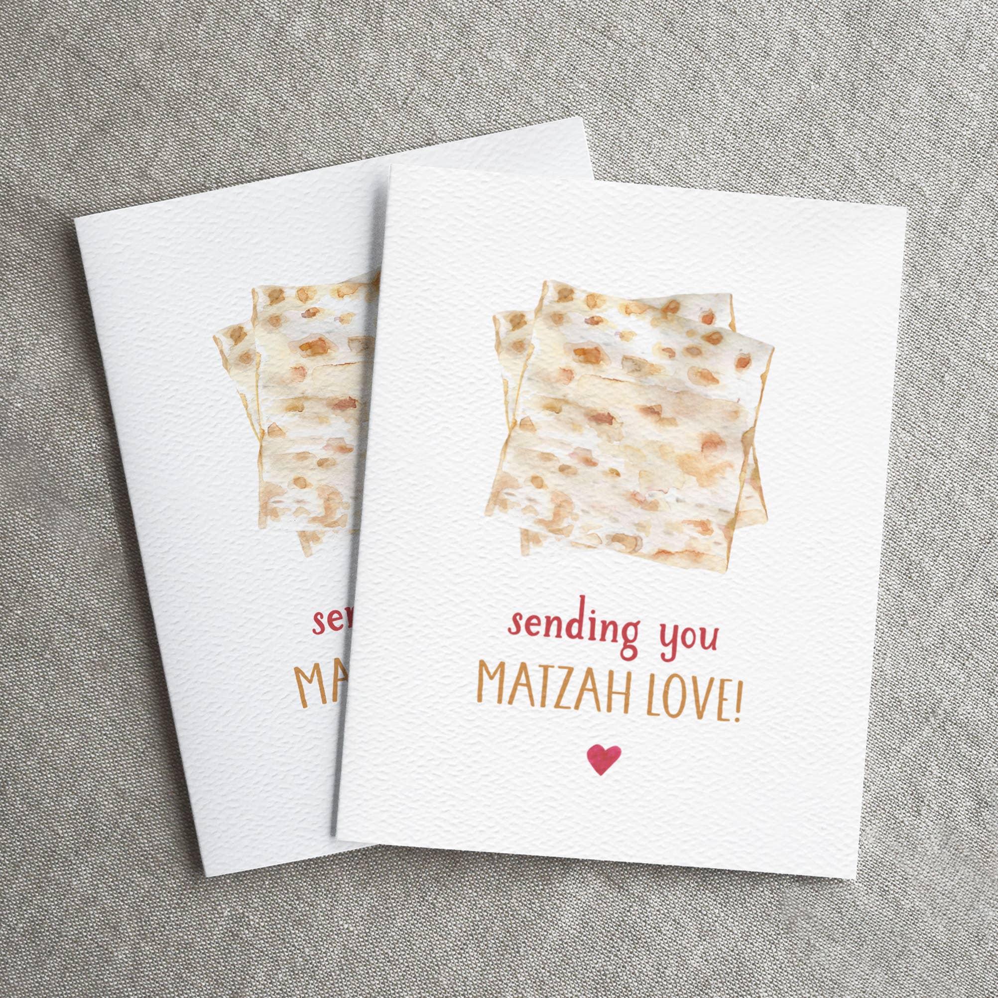 Blue Thistle - Wholesale Passover Card - Happy Passover, Matzah Love, Jewish Holiday, Pesach2