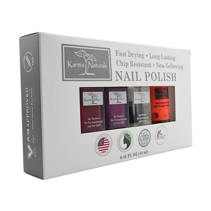 Set di smalti per unghie Karma Naturals ZFALL 3 per la vendita all'ingrosso da parte di Karma Organic spa