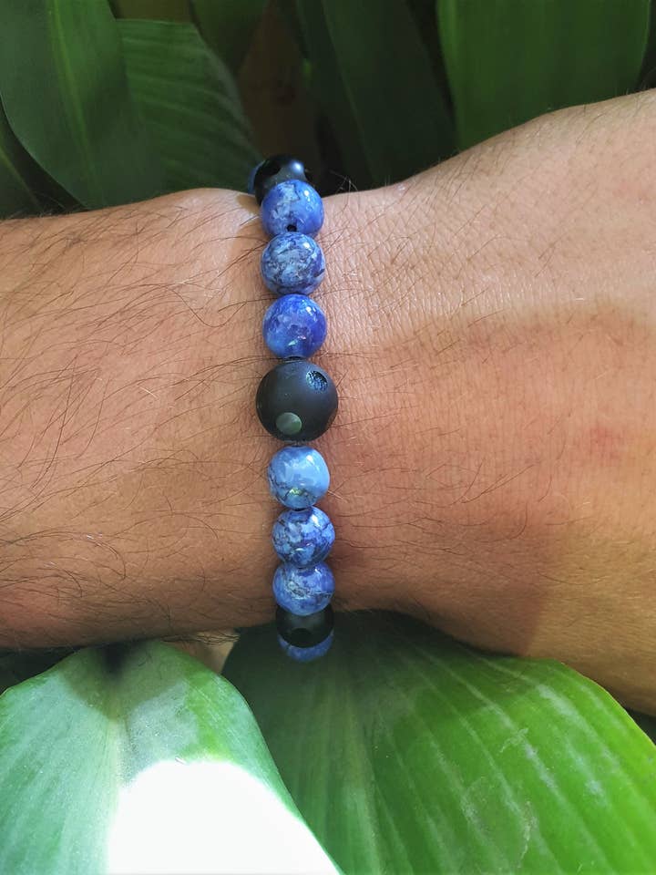 Lapis Onyx Herren Armband für den Großhandel von Lapiseum