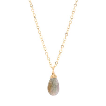 Labradorit halskæde for engroshandel hos Amy Jennings Designs