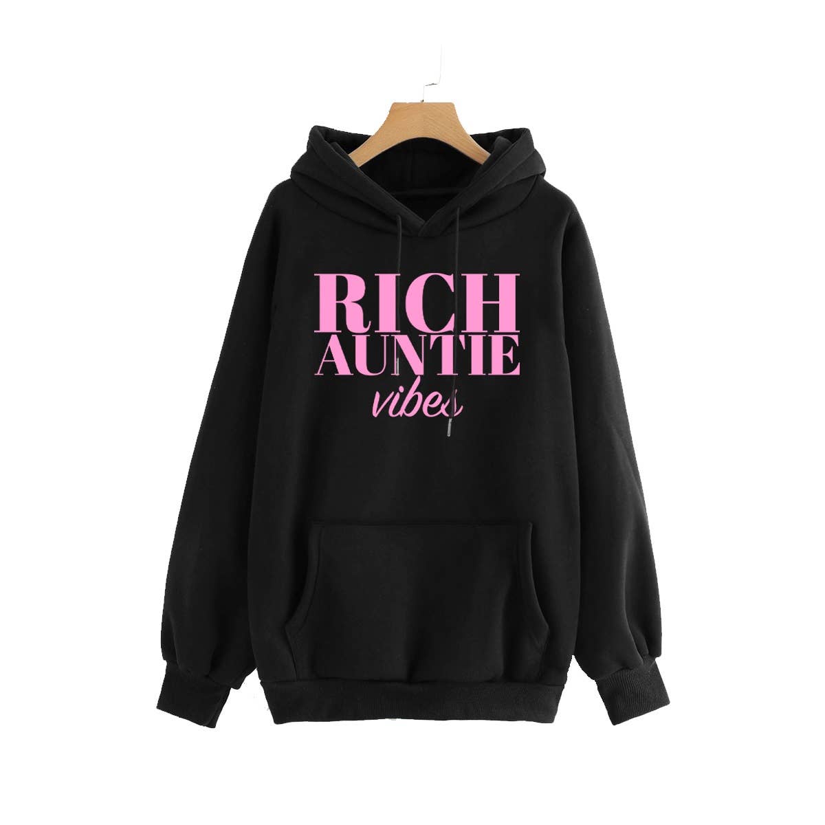 Nobrand - Vente Sweat à capuche – femme - SWEAT À CAPUCHE POUR FEMME RICH AUNTIE VIBES0