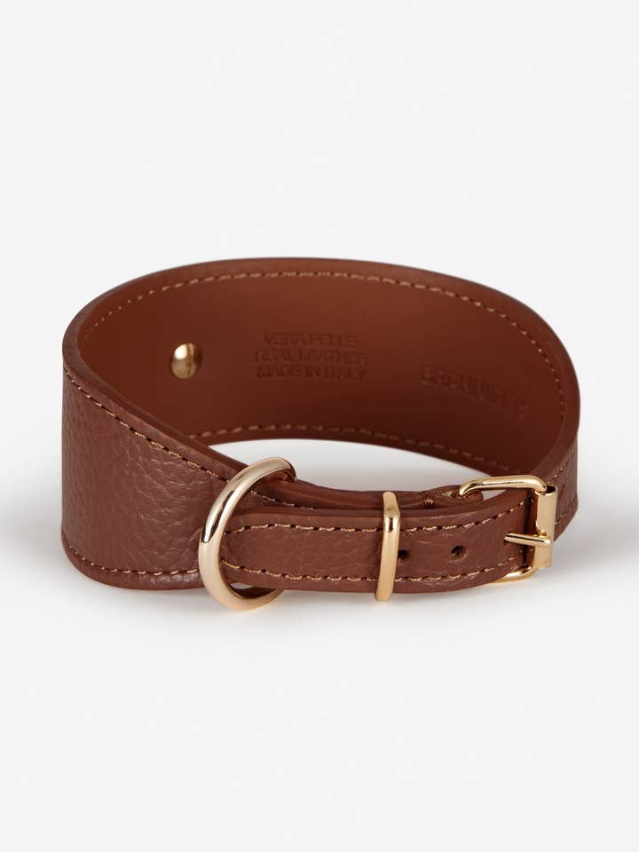 Juno Brown Greyhound Collar for wholesale by Branni Pets