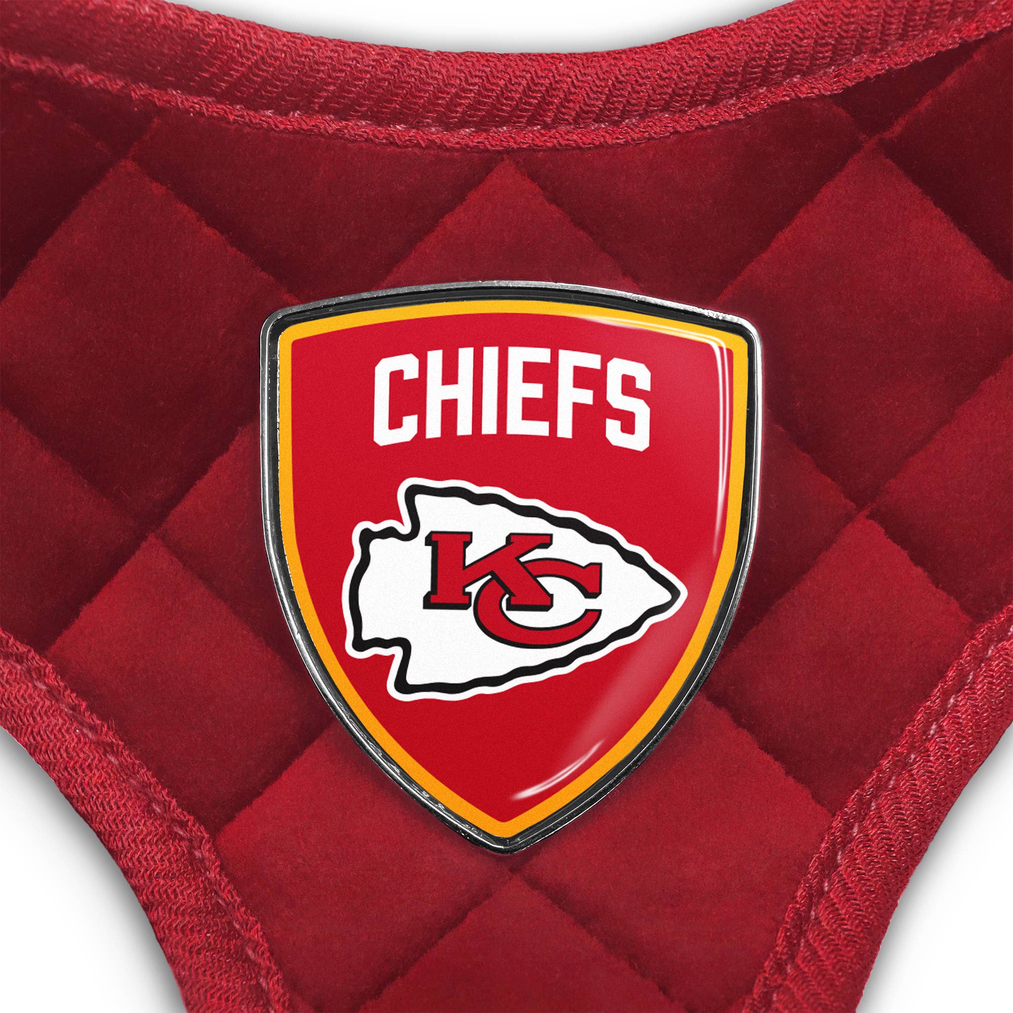 Little Earth Productions - Wholesale Pet Harness - Dog - NFL Kansas City Chiefs Velvet Pet Harness3