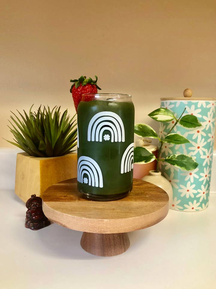 St. Patricks Dag Glas Cup, Rainbow Cup, Lucky Charm Tumbler for engroshandel hos MommyandMarie