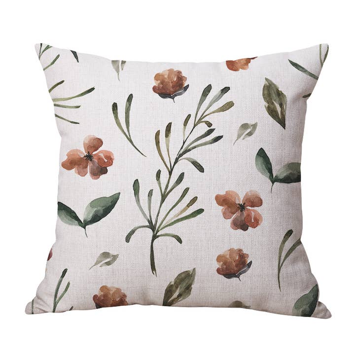 Fall Floral 4 Decorative Pillow, Indoor/Outdoor for wholesale by Study Room