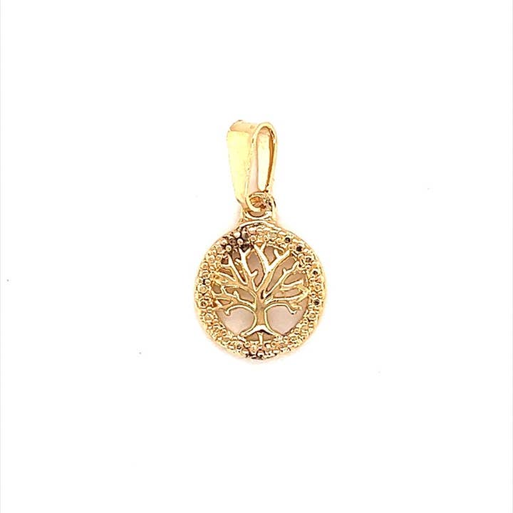 The Bead Bazaar - Wholesale Individual charm/pendant - Tree of Life, Mini Tree Pendant, Gold Filled Charms, Mini Tree Charm, Gold Tree Charm, Gold Filled Tree Charms, Wholesale Charms, Wholesale4