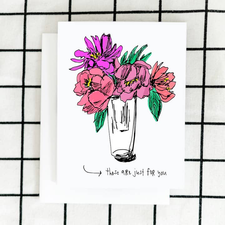 Just For You Art Card for wholesale by ARTJADEN