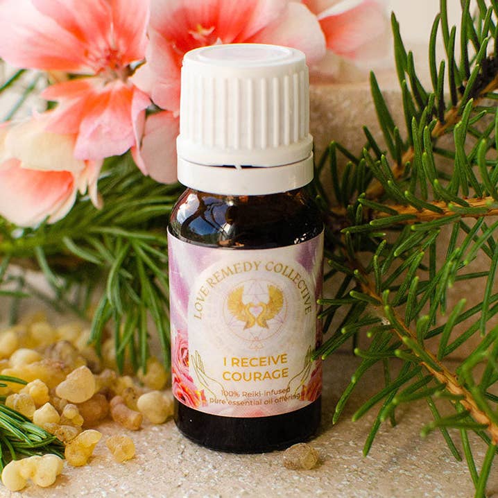Je reçois du courage | Blend pour la vente par Love Remedy