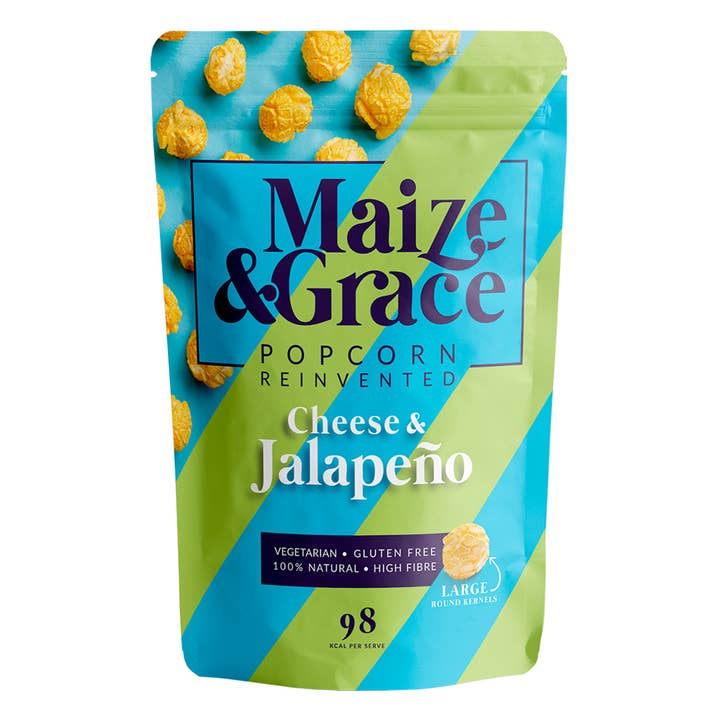 Maize & Grace - Wholesale Popcorn - Maize & Grace Cheese & Jalapeño Popcorn0