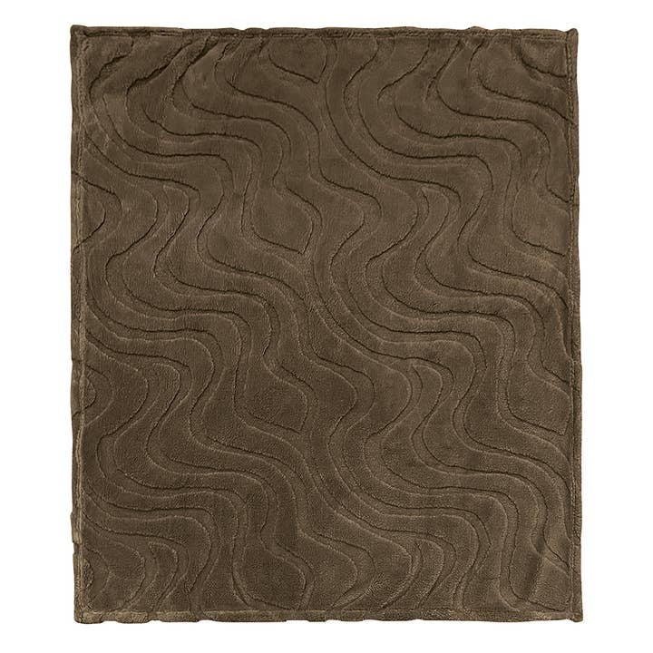 Josselin camel plaid 130X170cm for wholesale by Opjet Paris