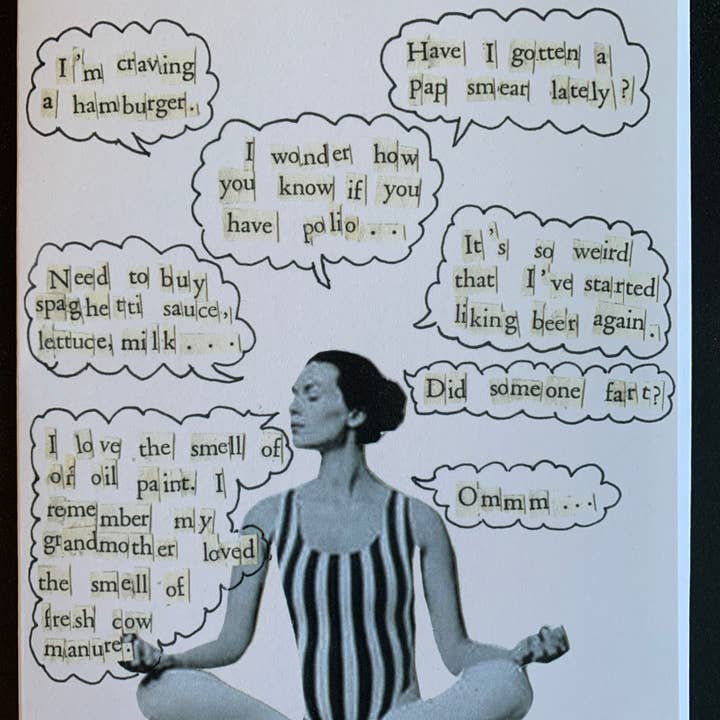 My Yoga Note Card for wholesale by ZouZou's Basement