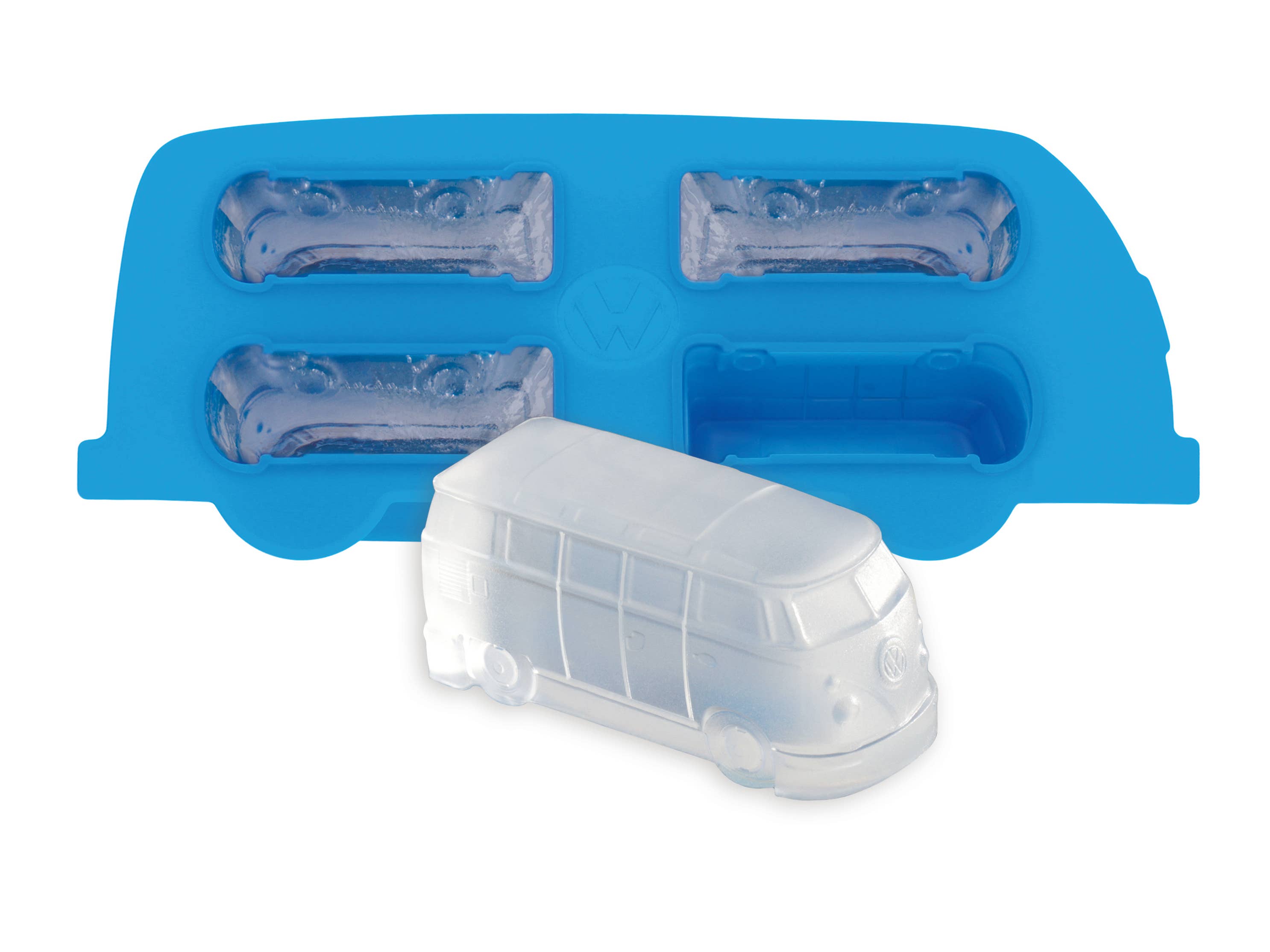 VW Collection by BRISA - Wholesale Ice Tray/Mold - VW Bus Silicone Ice Cube Tray/Baking/Praline Form - BL3
