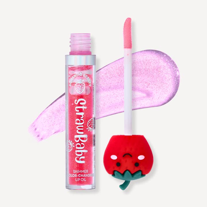 Strawbaby - Strawberry Magic Lip Oil - Color Changing for wholesale by Romantic Beauty