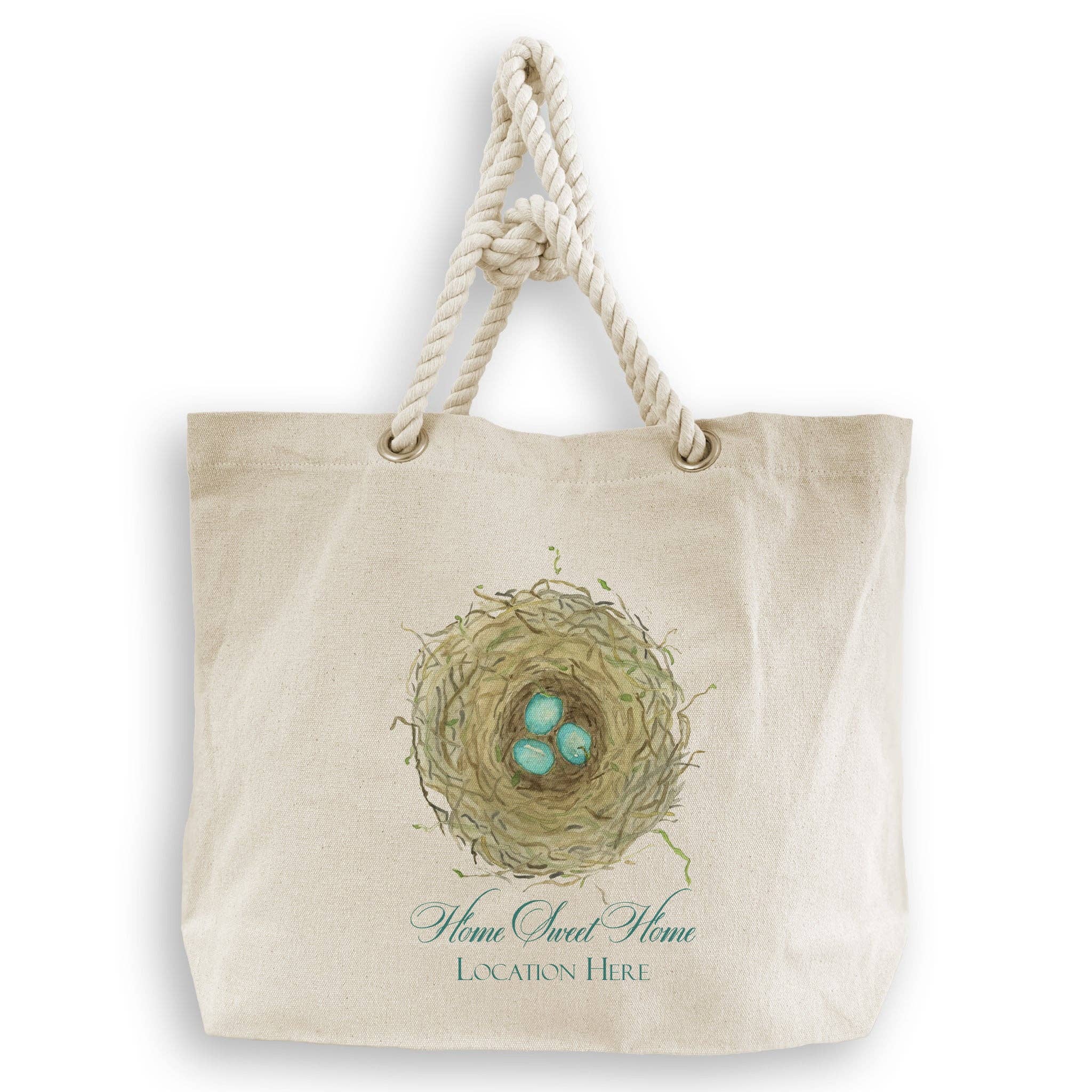 French Graffiti – Toalha de chá por atacado – Ninho com Ovos Azuis e Localização6