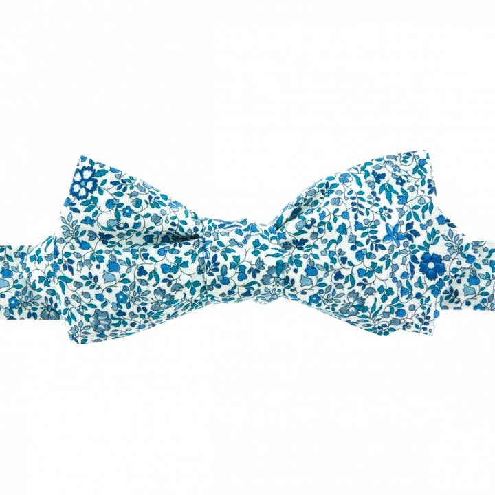 Gravata borboleta Katie & Millie Liberty azul escuro por atacado de Le Colonel