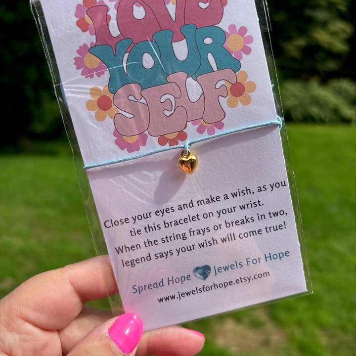 Jewels For Hope - Vente Bracelets à breloques/pendentifs - Bracelets de souhaits inspirants Surprise Set - Petits articles cadeaux4