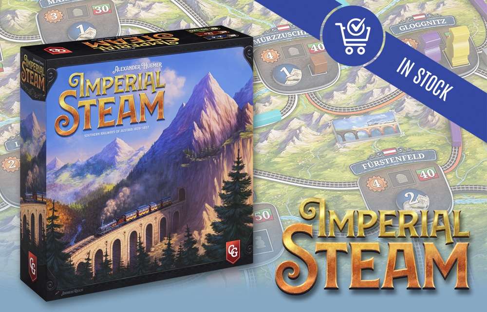 Capstone Games - Wholesale Board Game - Imperial Steam0