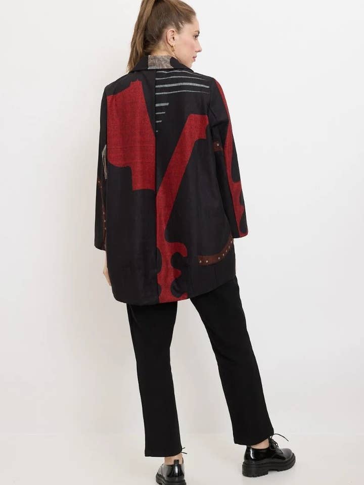 Rouge Shirt - H277-H096 en vente sur Faire2