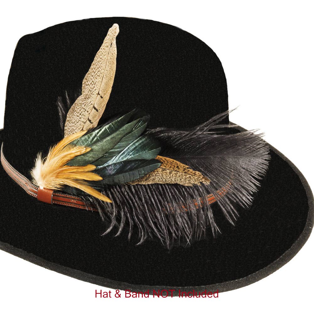 American Hat Makers - Wholesale Feathers - Multicolor Hat Feather Style - Yahara