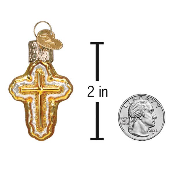 Old World Christmas - Wholesale Ornament - Mini Cross Ornament4