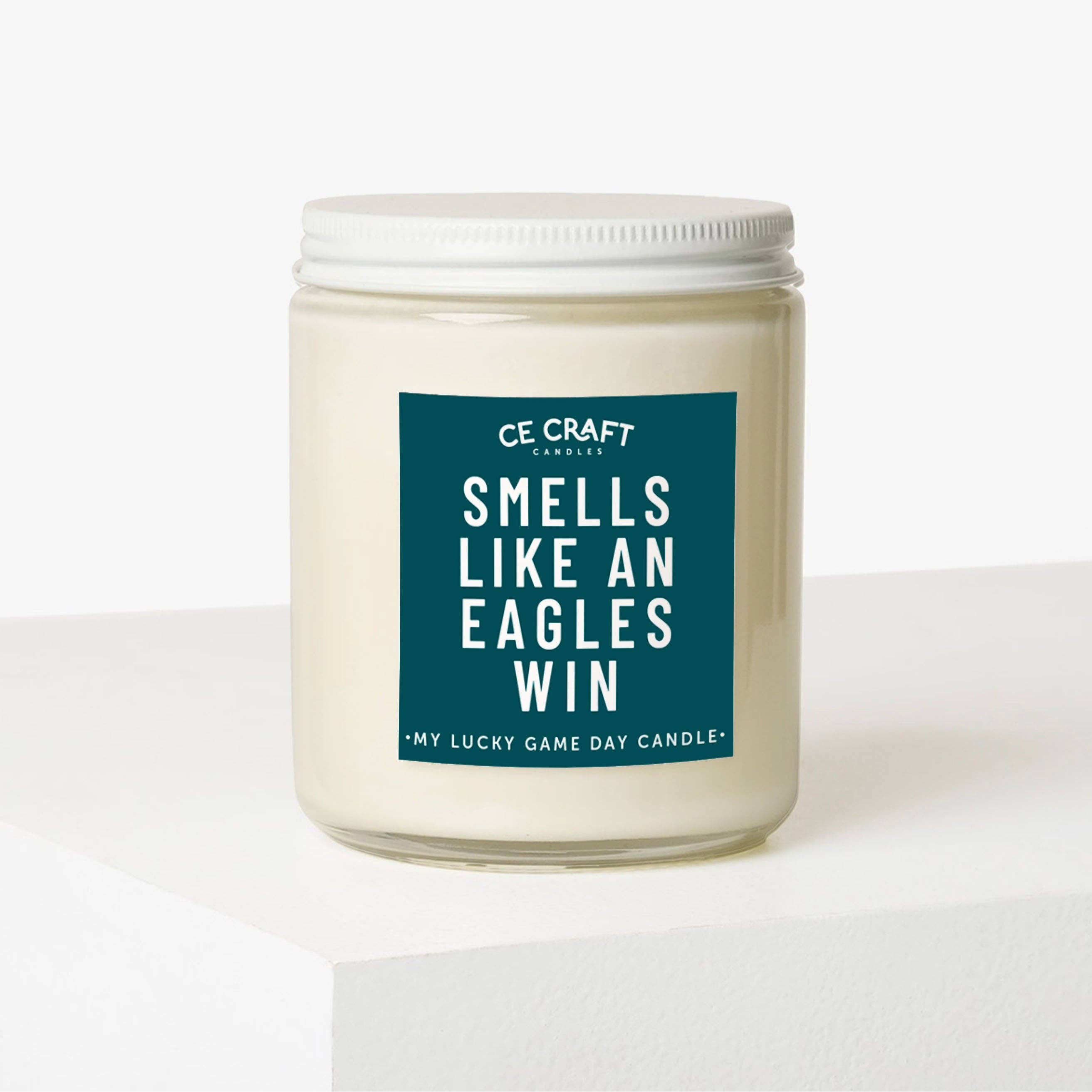 CE Craft Co - Wholesale Jar/filled candle - Smells Like an Eagles Win Scented Candle