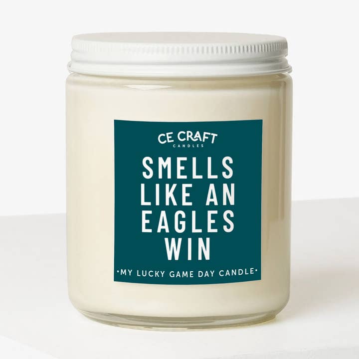 CE Craft Co - Wholesale Jar/filled candle - Smells Like an Eagles Win Scented Candle0