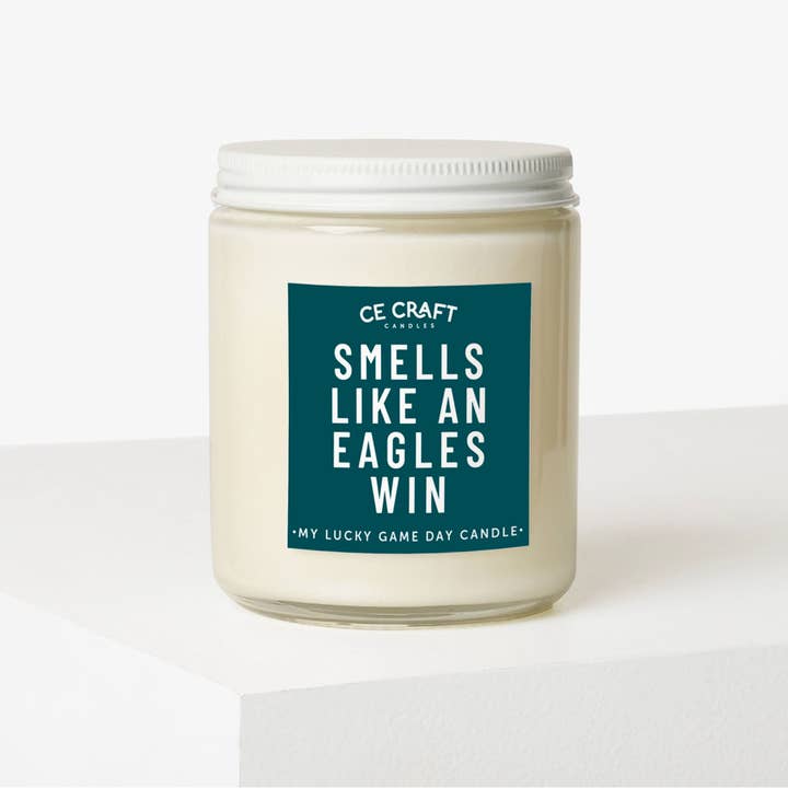 CE Craft Co - Wholesale Jar/Filled Candle - Smells Like an Eagles Win Scented Candle