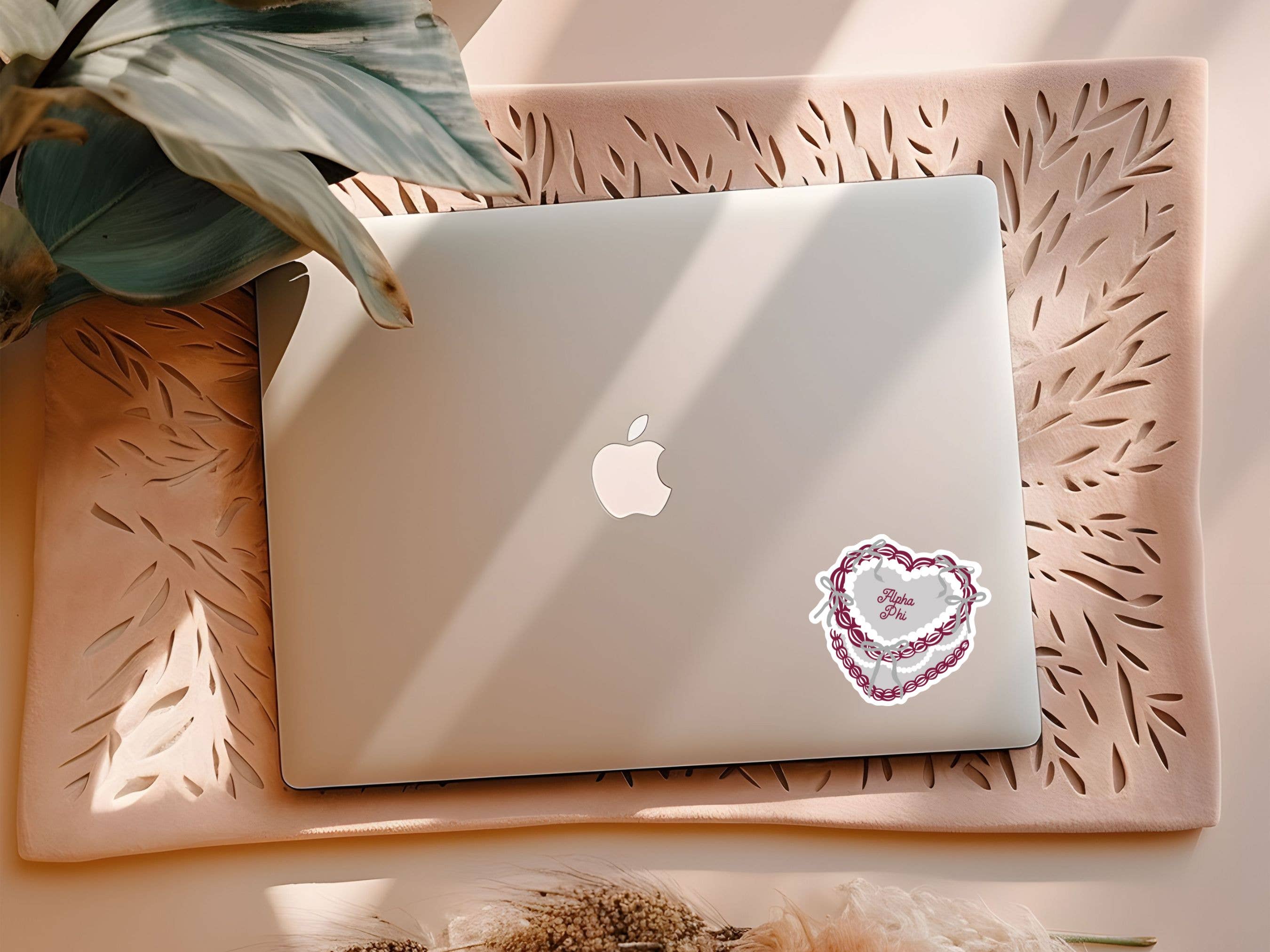 Aspen and Lark - Wholesale Sticker - Alpha Phi Sticker - Cake1