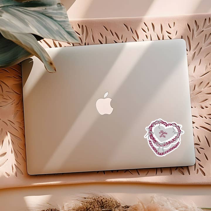 Aspen and Lark - Wholesale Sticker - Alpha Phi Sticker - Cake1