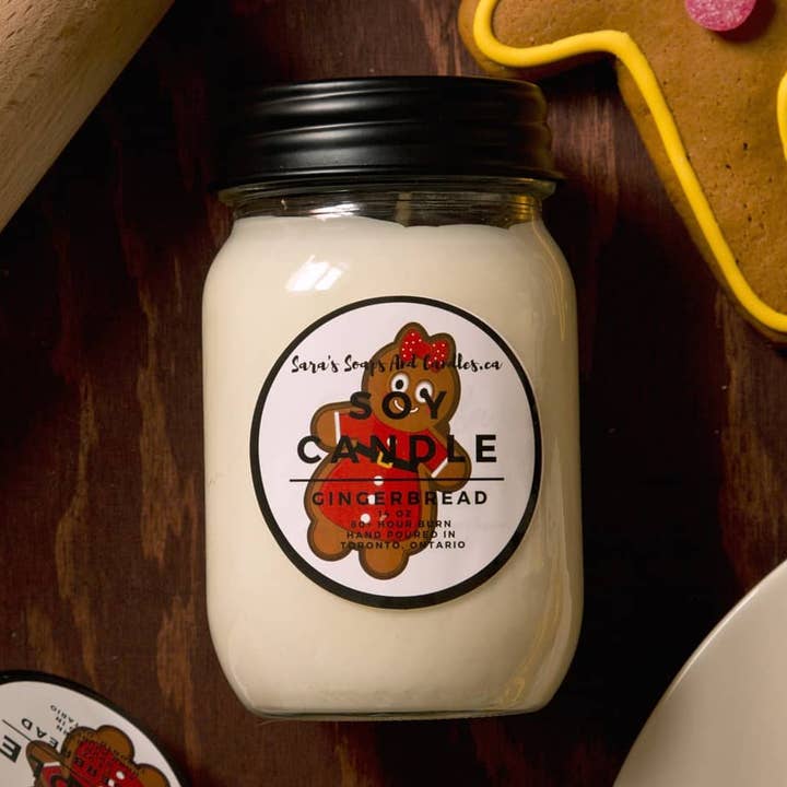 Peperkoekkaars - Groot voor wholesale door Sara's soaps and candles