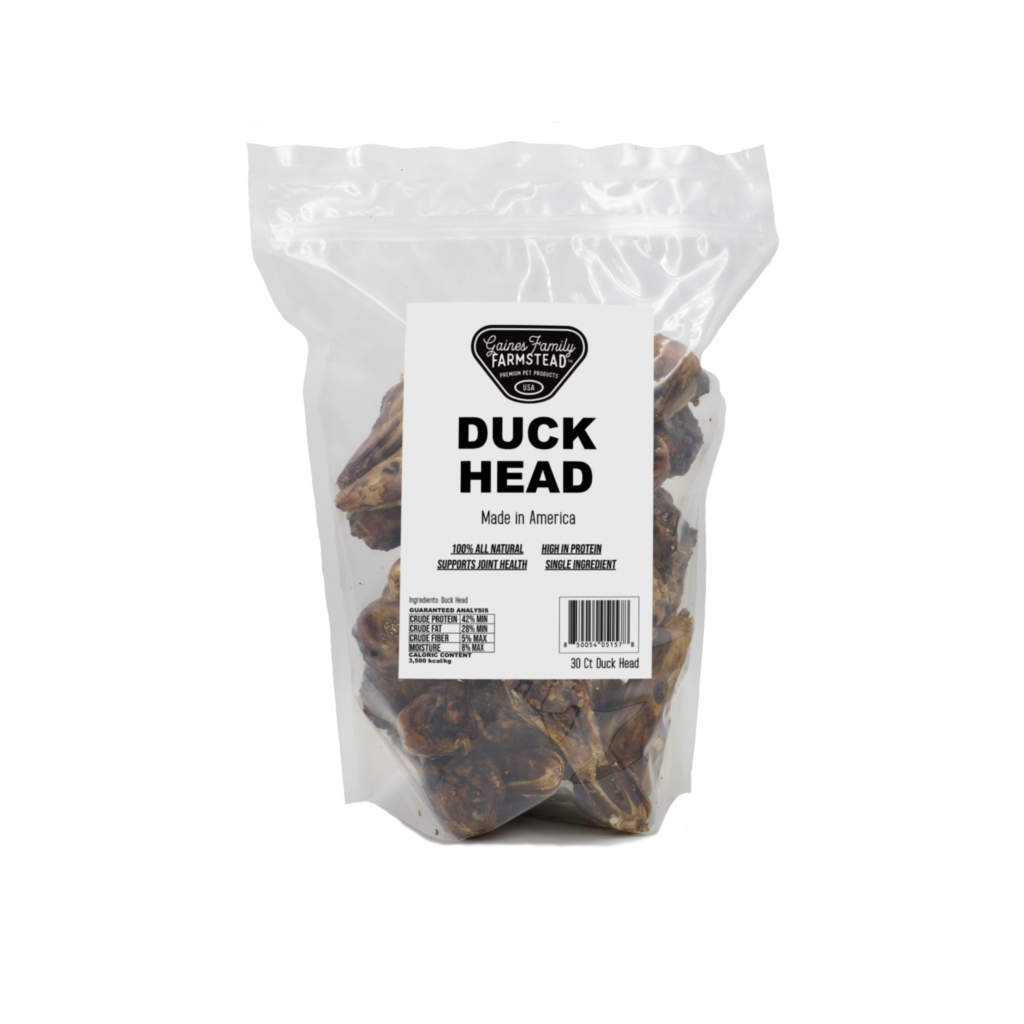 Gaines Family Farmstead - Vente Friandises – chien - Tête de canard2