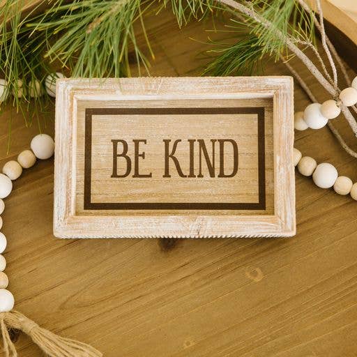 Devanie At Home (Formerly Adams & Co.) - Wholesale Christmas Decoration - 75508 - 7x4.75x1.5 wood frmd sn (MRY/KND)  CHRISTMAS Decor2