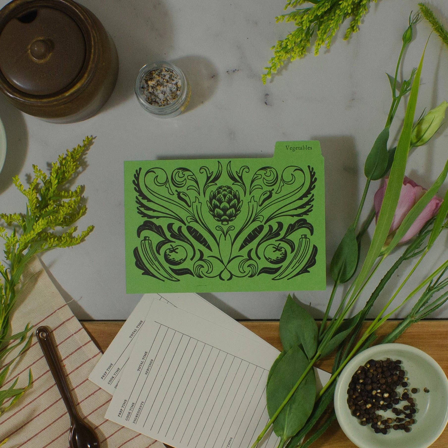 Curious Press - Wholesale Recipe card - Recipe Card Dividers6