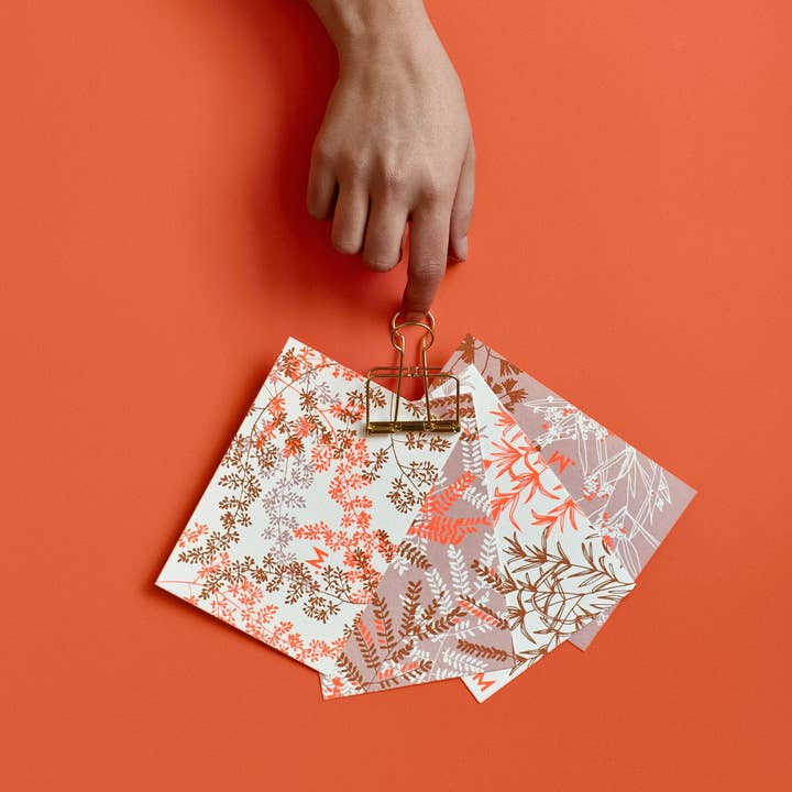 Conjunto de 4 CARTÕES POSTAIS DE VERÃO por atacado de LES FILLES DE MARJANE