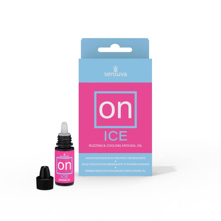 On™ Arousal Oil Ice 5ml Medium Box for wholesale by Sensuva