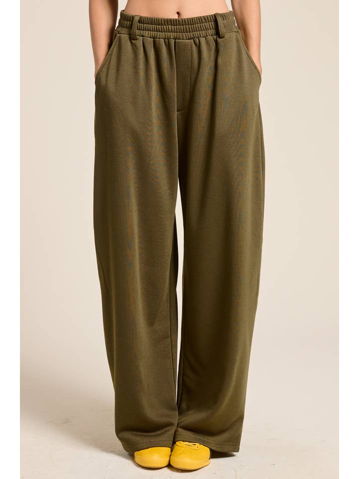 Mimosa - Vente Pantalon d'intérieur/de jogging – femme - Pantalon de survêtement en maille à jambes larges sur mesure7